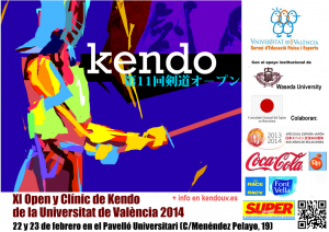 11.Cartel XI Open Kendo UV 2014